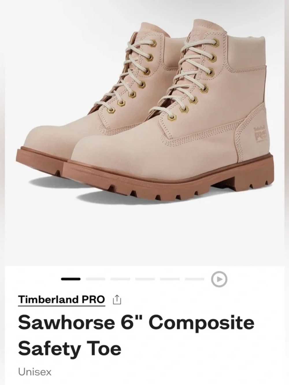 NEW IN BOX Timberland PRO Sawhorse 6" Composite Safety Toe Boots